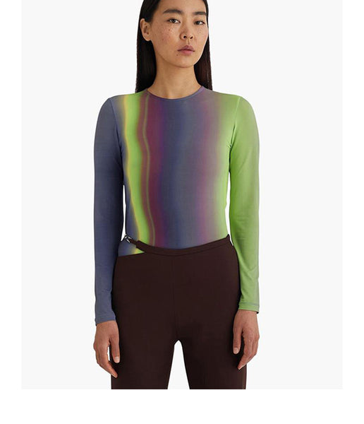 Iceland top in medium blue