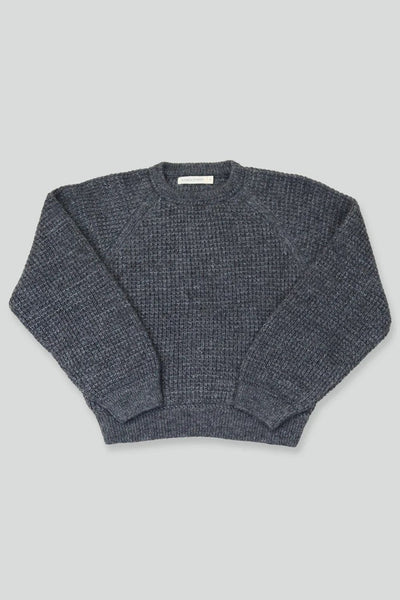 Iris alpaca sweater in charcoal