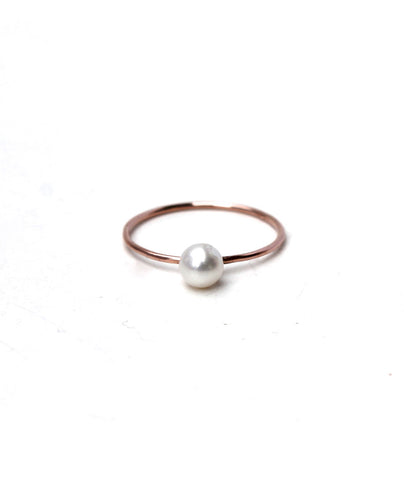 Tiny Pearl Ring - Founders & Followers - Lumo