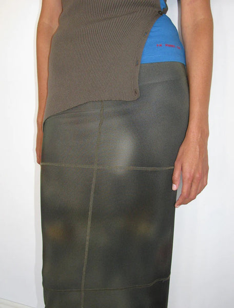 Turtle knit skirt